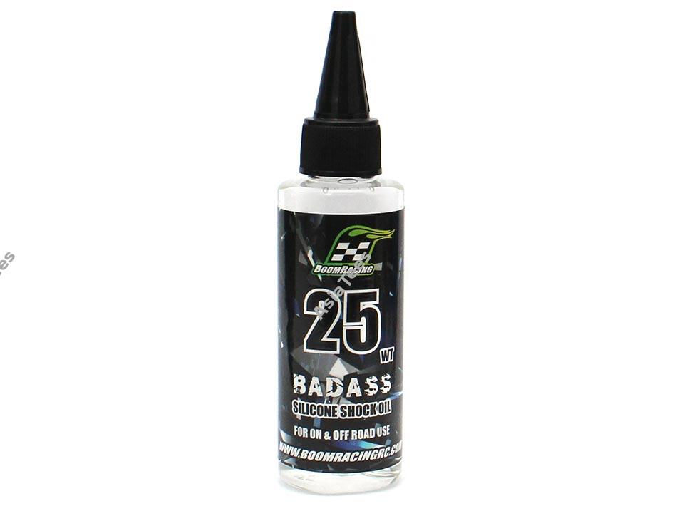 25wt Silikonový olej do tlumičů Boom Racing BADASS, 60 ml