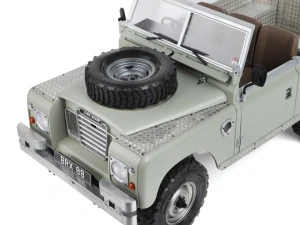 Sada krycích plechů pro Boom Racing BRX02 Land Rover Series III 109, exteriér, stříbrná